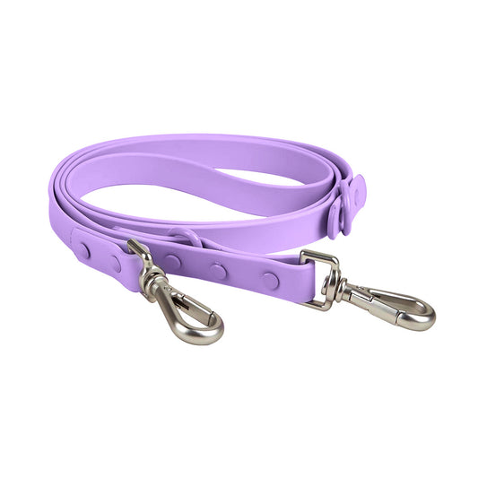 Heavy-duty dog leash with paddedhandle - Mauve color